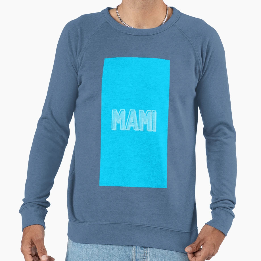 Mami Spanish Blue Sweatshirt - Unique Graphic for Adults - T-Shirt, Sweatshirt, Hoodie