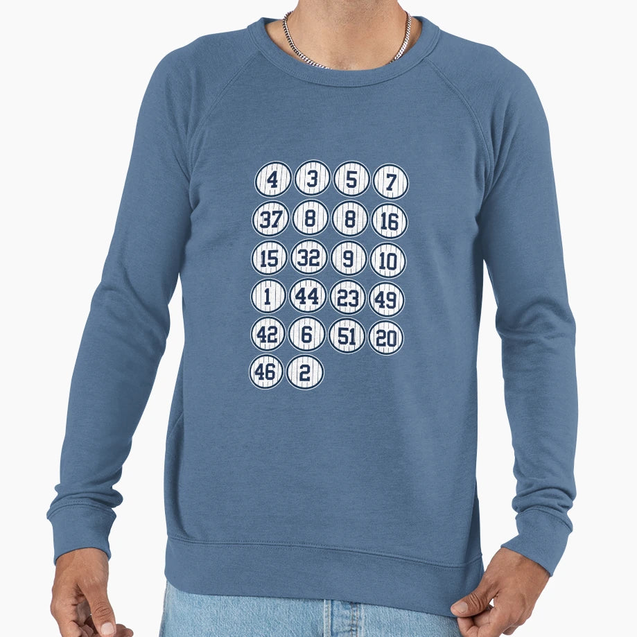 New York Retired Numbers Monument T-Shirt - Custom Art Print Men Women - T-Shirt, Sweatshirt, Hoodie