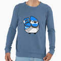 Round Blue Jay Sweatshirt - Novelty Apparel Men Women - T-Shirt, Sweatshirt, Hoodie