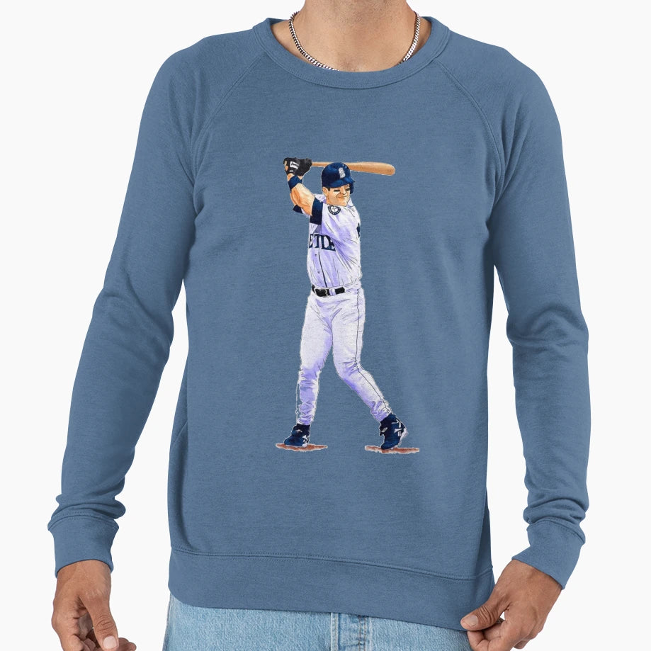 Baseball Art Edgar Martinez Bat Sweatshirt - Streetwear Style Unisex - T-Shirt, Sweatshirt, Hoodie