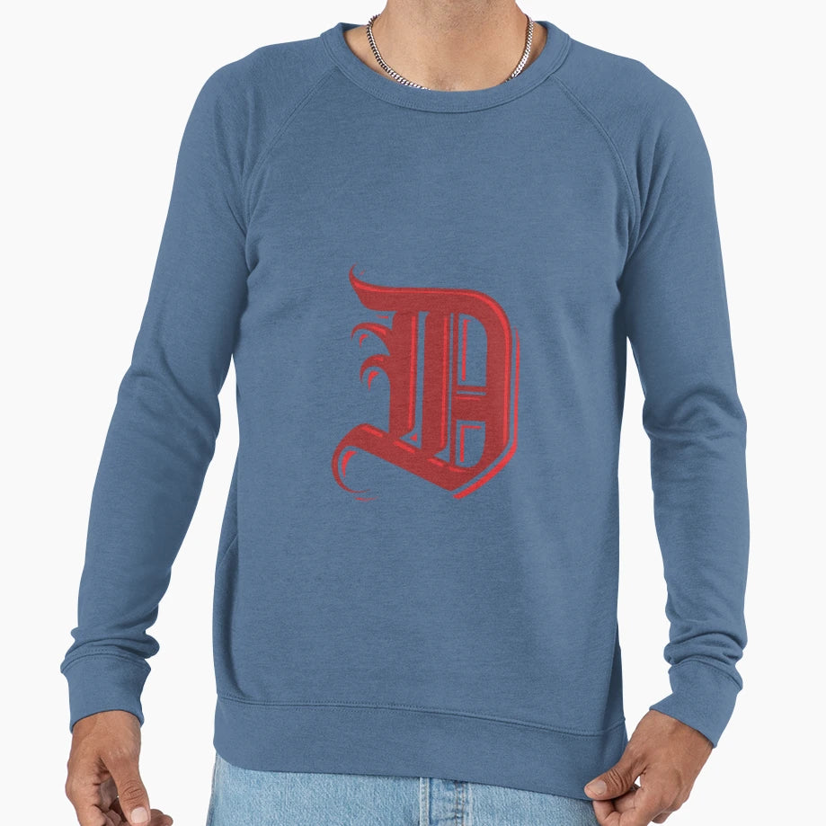 Colorful Alphabet D Sweatshirt - Casual Everyday Wear Unisex - T-Shirt, Sweatshirt, Hoodie