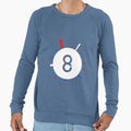 Pool Player American Flag Sweatshirt - Fun Novelty Design for Adults - T-Shirt, Sweatshirt, Hoodie