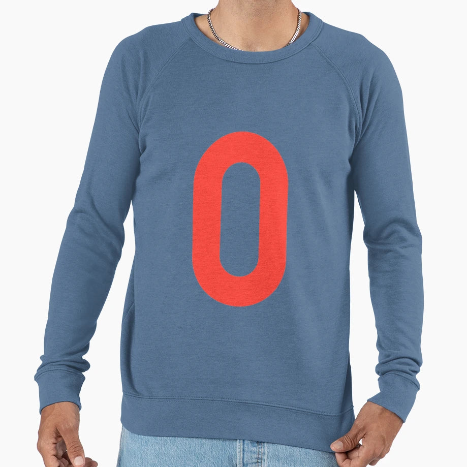 0 Number Zero Sweatshirt - Aesthetic Graphic Unisex - T-Shirt, Sweatshirt, Hoodie