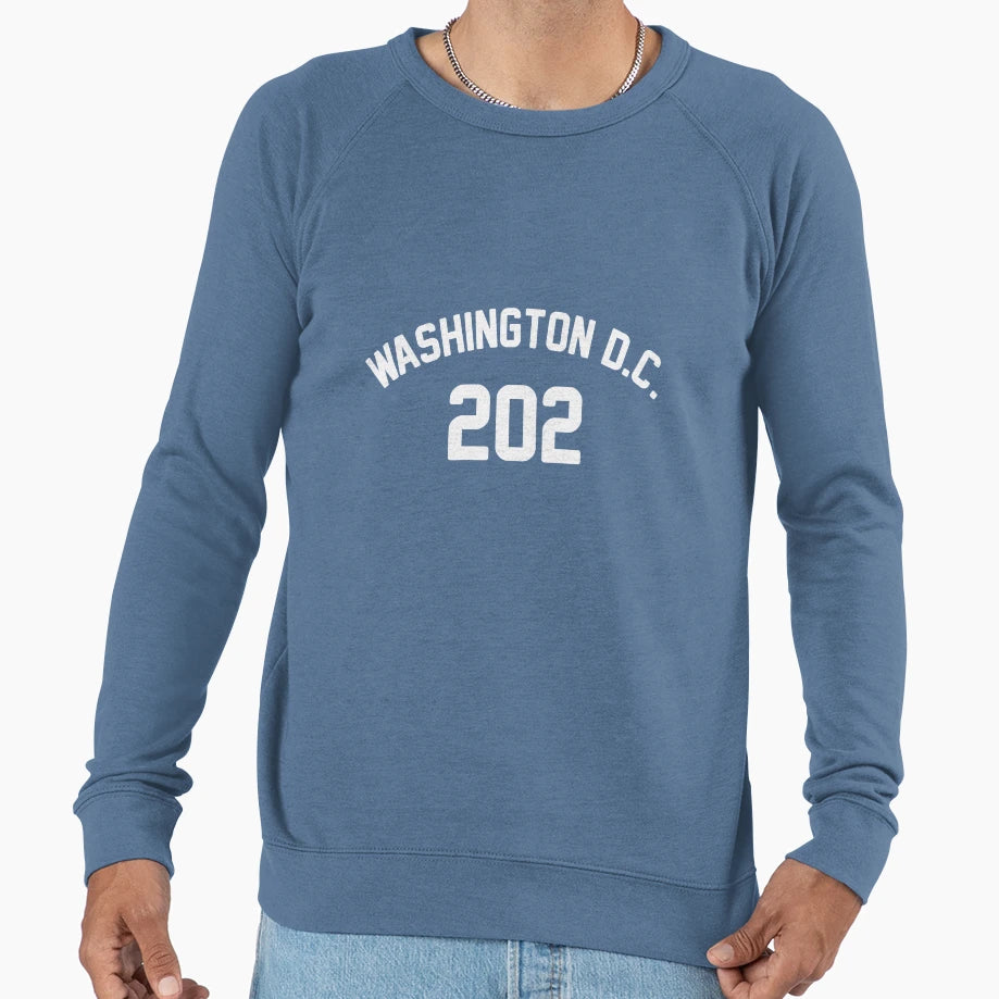 Washington Dc 202 Sweatshirt - Novelty Apparel Men Women - T-Shirt, Sweatshirt, Hoodie