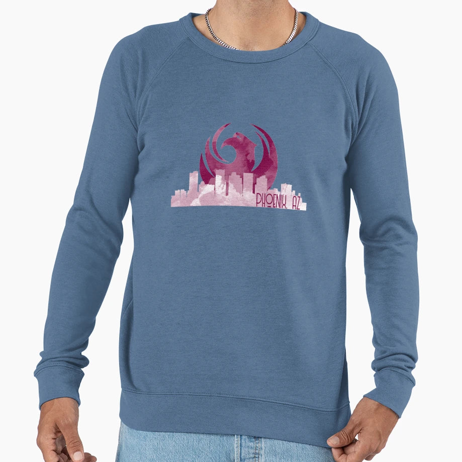 Phoenix Skyline Flag Sweatshirt - Aesthetic Graphic Unisex - T-Shirt, Sweatshirt, Hoodie