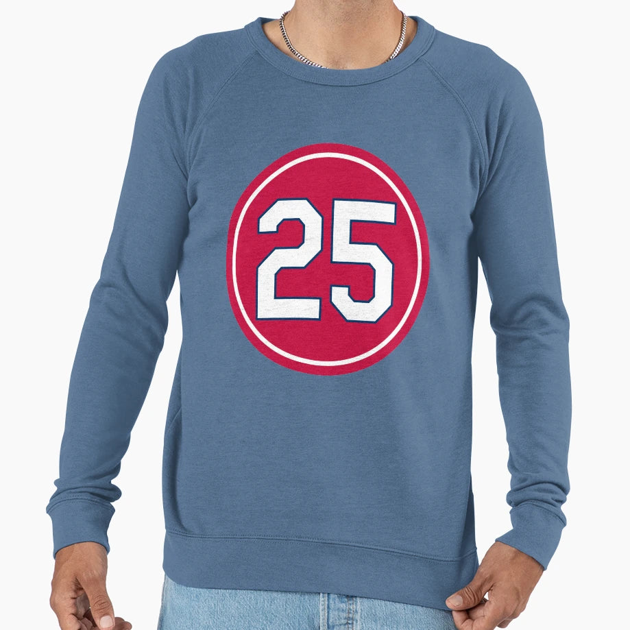 Mark Mcgwire 25 Jersey Number Sweatshirt - Graphic Print Unisex - T-Shirt, Sweatshirt, Hoodie