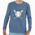 Trippy Melting Baseball And Bats Sweatshirt - Custom Art Print for Adults - T-Shirt, Sweatshirt, Hoodie