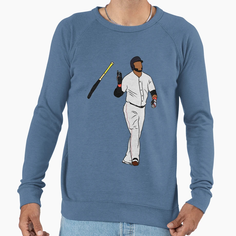 Big Papi Bat Flip Sweatshirt - Unique Graphic Men Women - T-Shirt, Sweatshirt, Hoodie