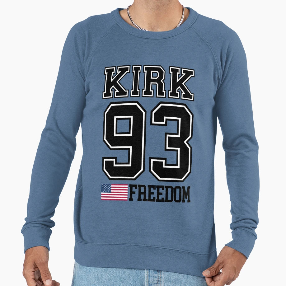 Charlie Kirk Freedom 93 American Sweatshirt - Streetwear Style Men Women - T-Shirt, Sweatshirt, Hoodie