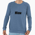 Miaw Sweatshirt - Minimalist Print Men Women - T-Shirt, Sweatshirt, Hoodie