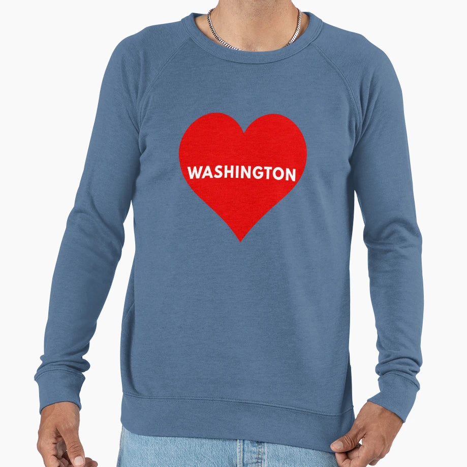 Love Washington Sweatshirt - Unique Graphic for Adults - T-Shirt, Sweatshirt, Hoodie