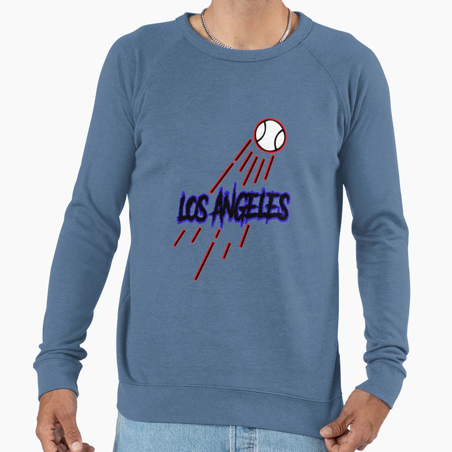 Los Angeles Baseball Sweatshirt - Aesthetic Graphic Unisex - T-Shirt, Sweatshirt, Hoodie