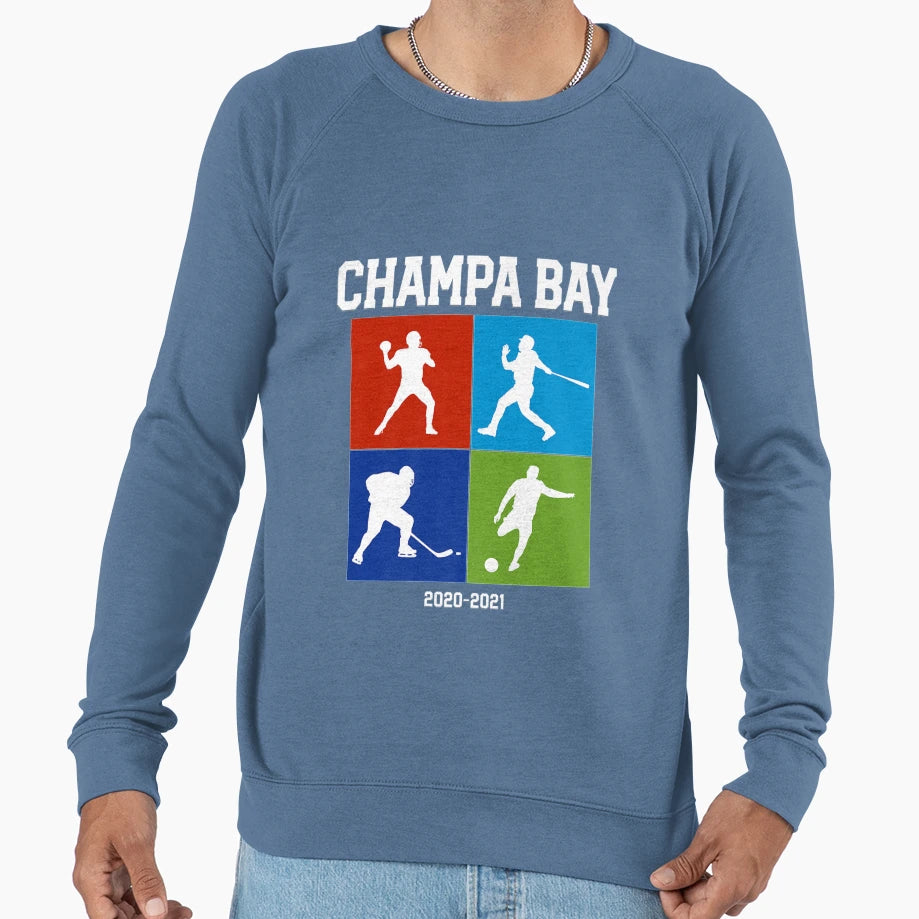 Tampa Bay Sports Champions Football Sweatshirt - Streetwear Style Unisex - T-Shirt, Sweatshirt, Hoodie