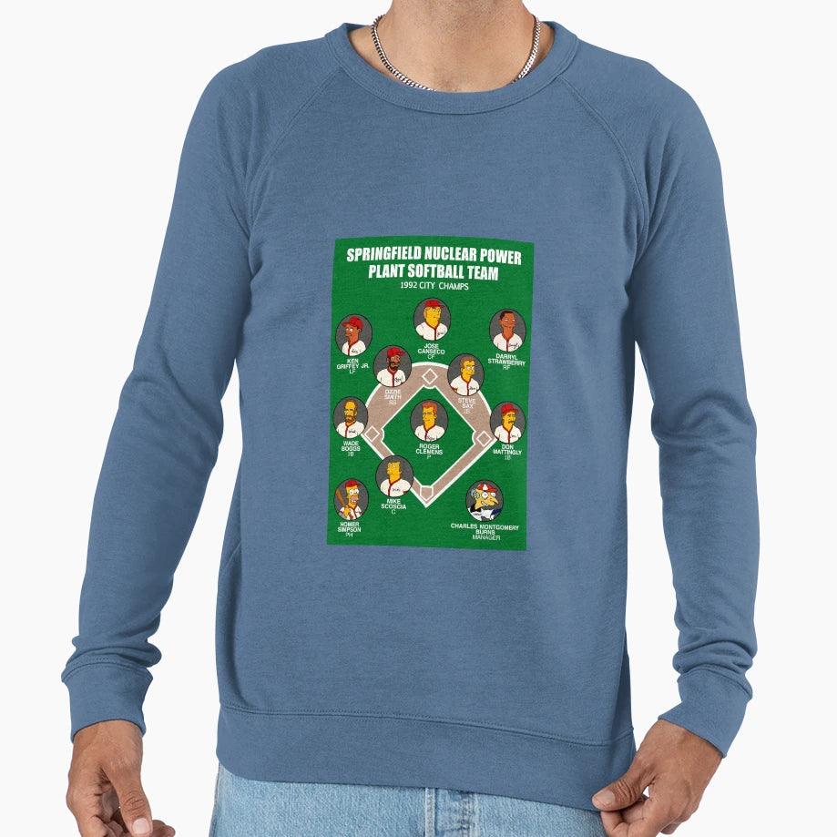 Softball Team Sweatshirt - Minimalist Print Unisex - T-Shirt, Sweatshirt, Hoodie