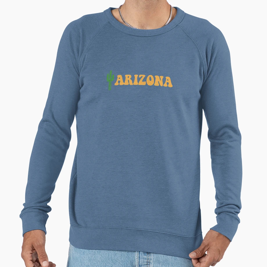 Arizona Cactus Sweatshirt - Minimalist Print Men Women - T-Shirt, Sweatshirt, Hoodie