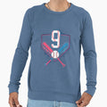 9Th Birthday Baseball Home Plate Sweatshirt - Novelty Apparel for Adults - T-Shirt, Sweatshirt, Hoodie