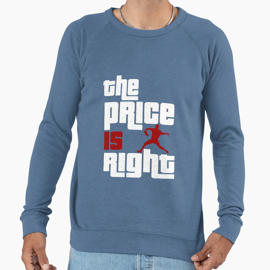 Price Is Right Boston Baseball Sweatshirt - Aesthetic Graphic for Adults - T-Shirt, Sweatshirt, Hoodie
