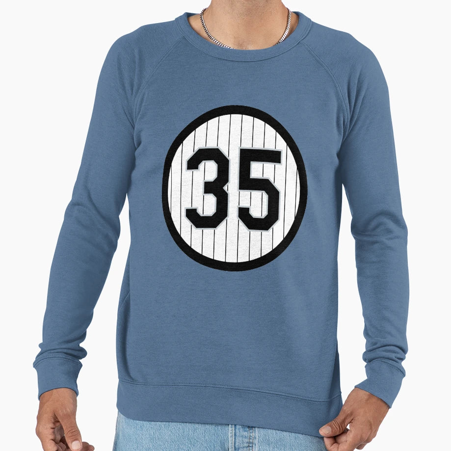 Frank Thomas 35 Jersey Number Sweatshirt - Custom Art Print for Adults - T-Shirt, Sweatshirt, Hoodie