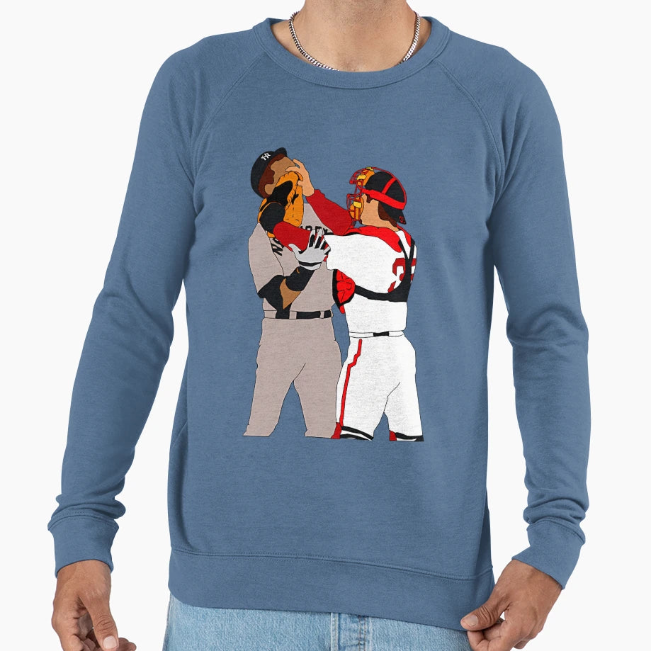 Jason Varitek Alex Rodriguez Brawl Sweatshirt - Unique Graphic Men Women - T-Shirt, Sweatshirt, Hoodie