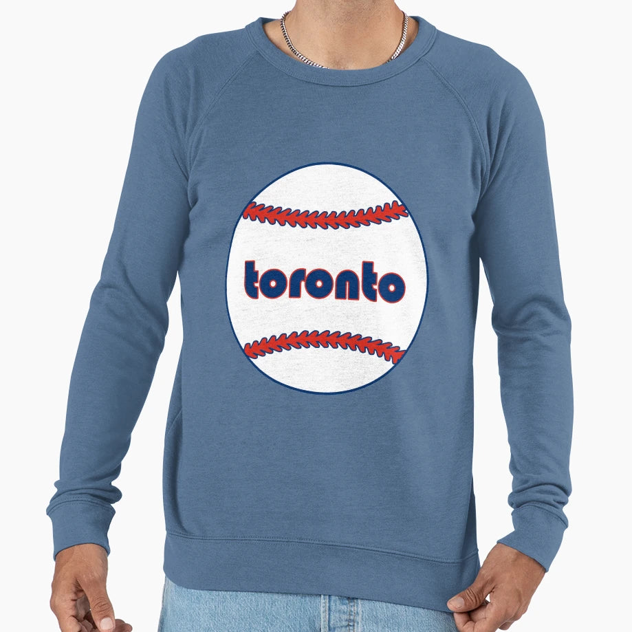 Toronto Throwback Baseball Sweatshirt - Fun Novelty Design for Adults - T-Shirt, Sweatshirt, Hoodie