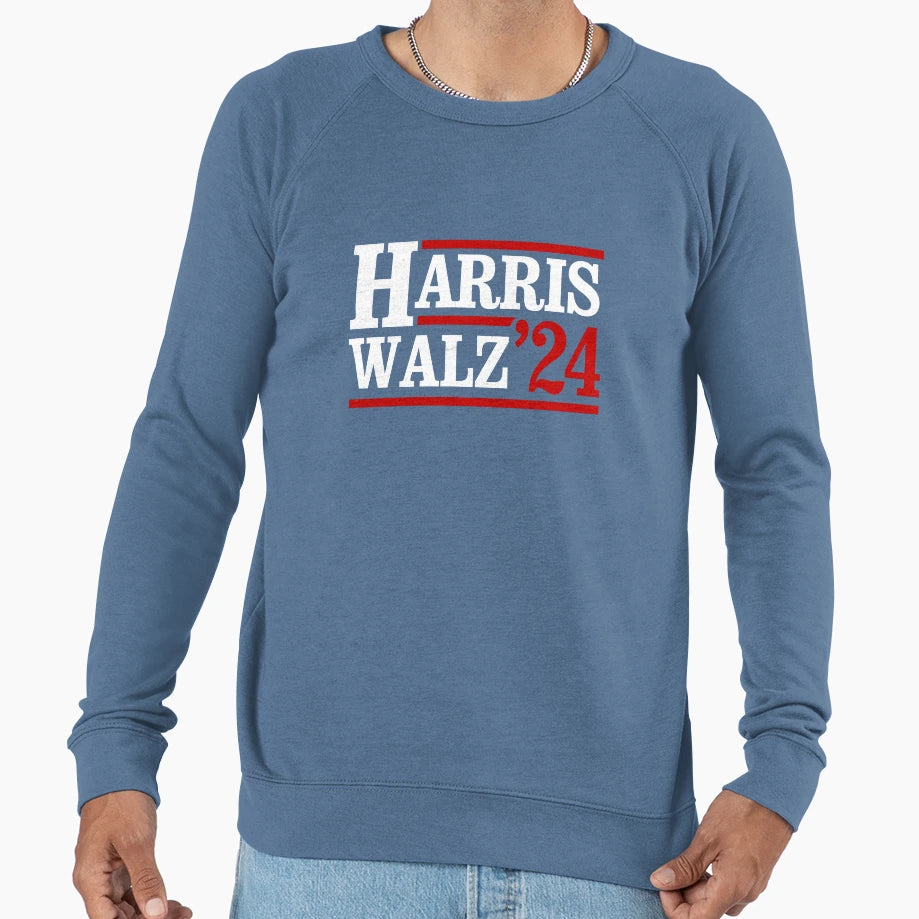 Harris Walz Sweatshirt - Unique Graphic Unisex - T-Shirt, Sweatshirt, Hoodie