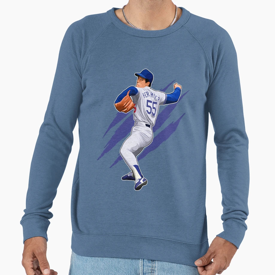 Orel Hershiser Pitches Legend 56 Sweatshirt - Minimalist Print for Adults - T-Shirt, Sweatshirt, Hoodie