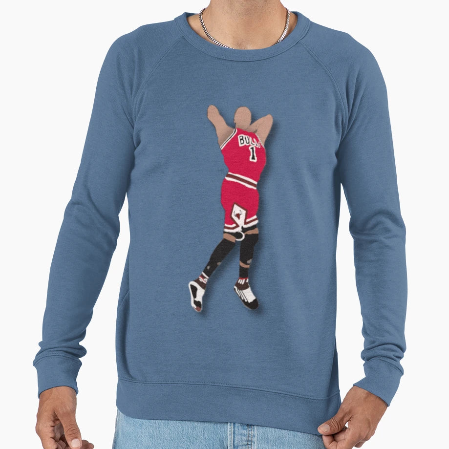 Derrick Rose Simplistic Sweatshirt - Custom Art Print for Adults - T-Shirt, Sweatshirt, Hoodie