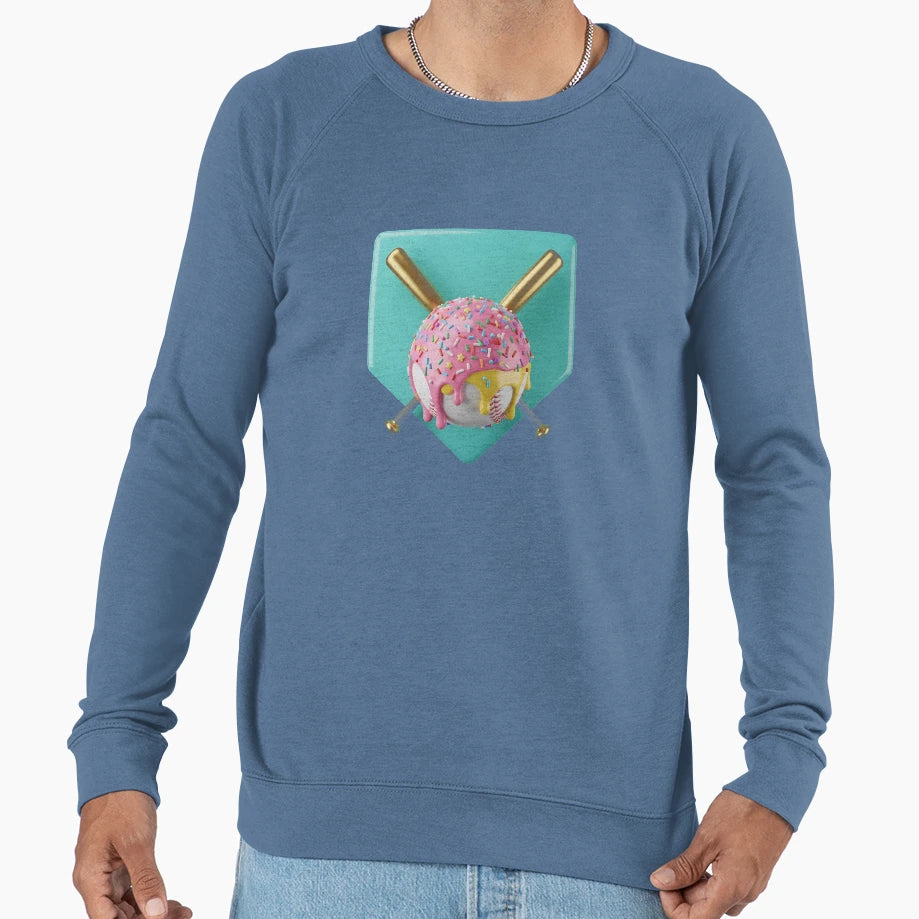 Baseball Respect Drip Ice Cream Sweatshirt - Graphic Print Men Women - T-Shirt, Sweatshirt, Hoodie