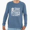 Take October Baltimore Baseball Lover Sweatshirt - Minimalist Print Unisex - T-Shirt, Sweatshirt, Hoodie