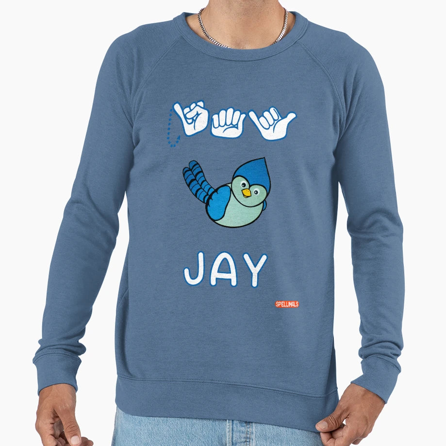 Spellimals Jay Version Sweatshirt - Fun Novelty Design Men Women - T-Shirt, Sweatshirt, Hoodie