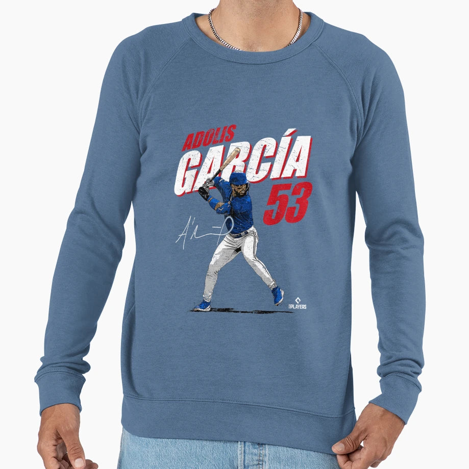 Adolis Garcia 53 Sweatshirt - Novelty Apparel Unisex - T-Shirt, Sweatshirt, Hoodie