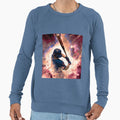 Galaxy Baseball Sweatshirt - Aesthetic Graphic Unisex - T-Shirt, Sweatshirt, Hoodie
