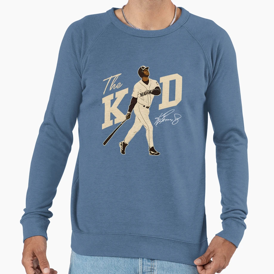 Ken Griffey Jr Basketball Legend Sweatshirt - Minimalist Print Men Women - T-Shirt, Sweatshirt, Hoodie