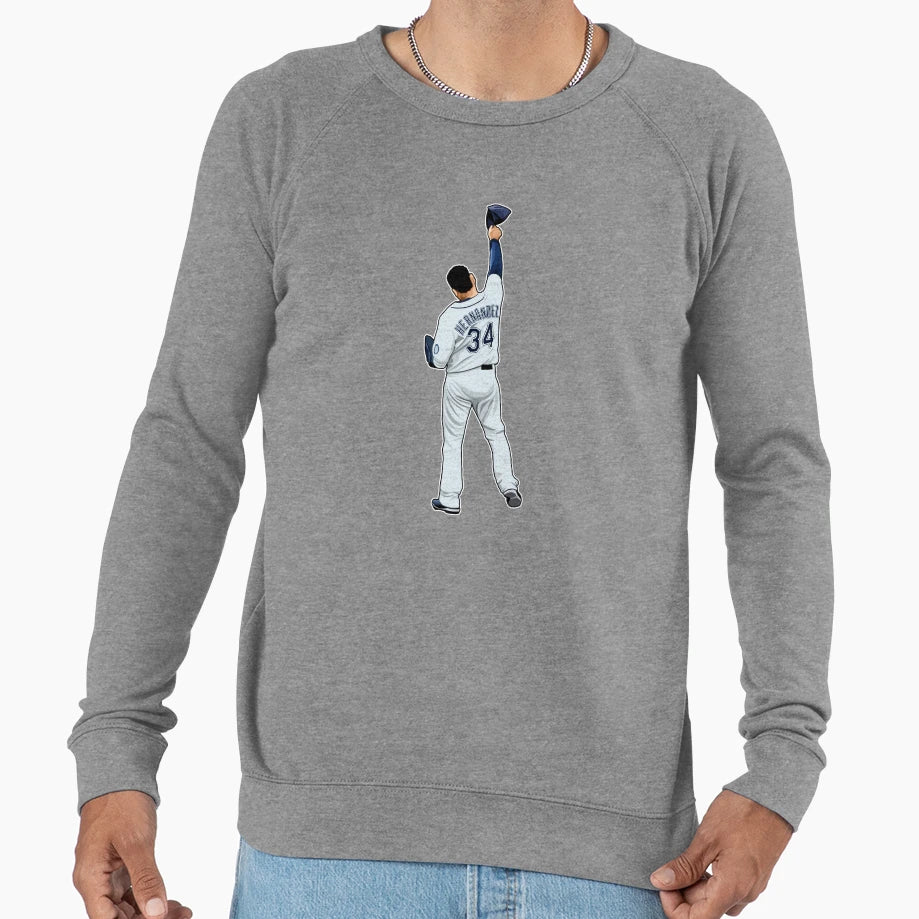 Felix Hernandez 34 To Fans Sweatshirt - Aesthetic Graphic for Adults - T-Shirt, Sweatshirt, Hoodie