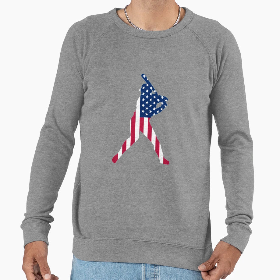 Usa Is Baseball Sweatshirt - Trendy Graphic Men Women - T-Shirt, Sweatshirt, Hoodie