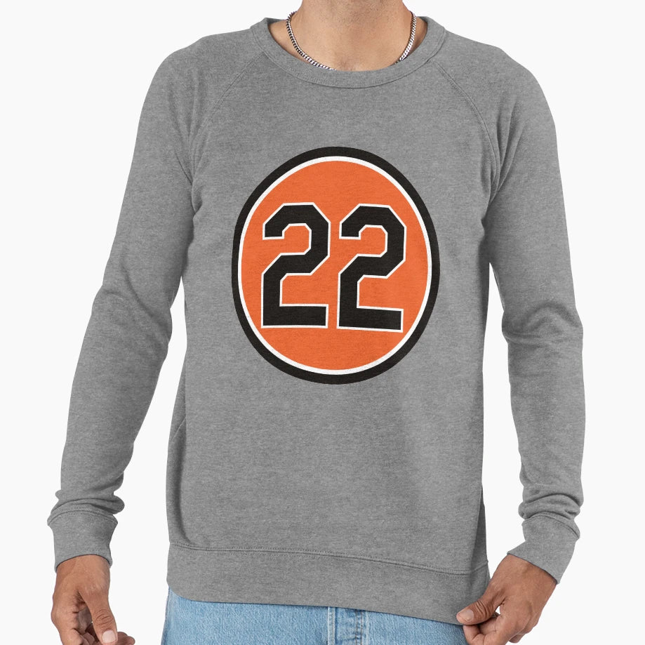 Jim Palmer 22 Jersey Number Sweatshirt - Custom Art Print for Adults - T-Shirt, Sweatshirt, Hoodie