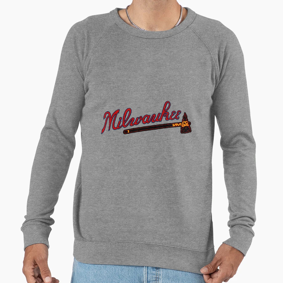 Milwaukee Braves Logo Sweatshirt - Trendy Graphic for Adults - T-Shirt, Sweatshirt, Hoodie