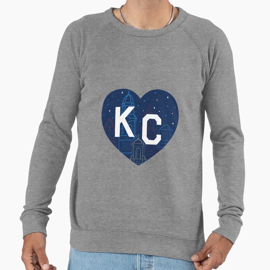 Kc Kansas City Plaza Lights Sweatshirt - Graphic Print for Adults - T-Shirt, Sweatshirt, Hoodie