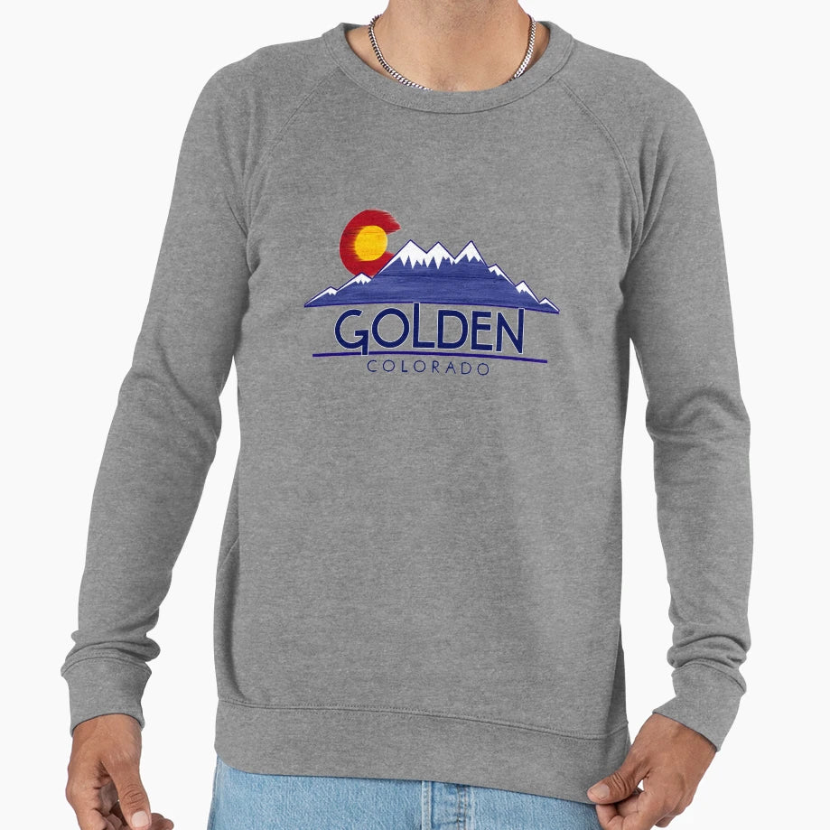 Golden Colorado Wood Mountains Sweatshirt - Casual Everyday Wear Men Women - T-Shirt, Sweatshirt, Hoodie