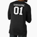 Shirogane 01 Black T-Shirt - Custom Art Print Unisex - T-Shirt, Sweatshirt, Hoodie