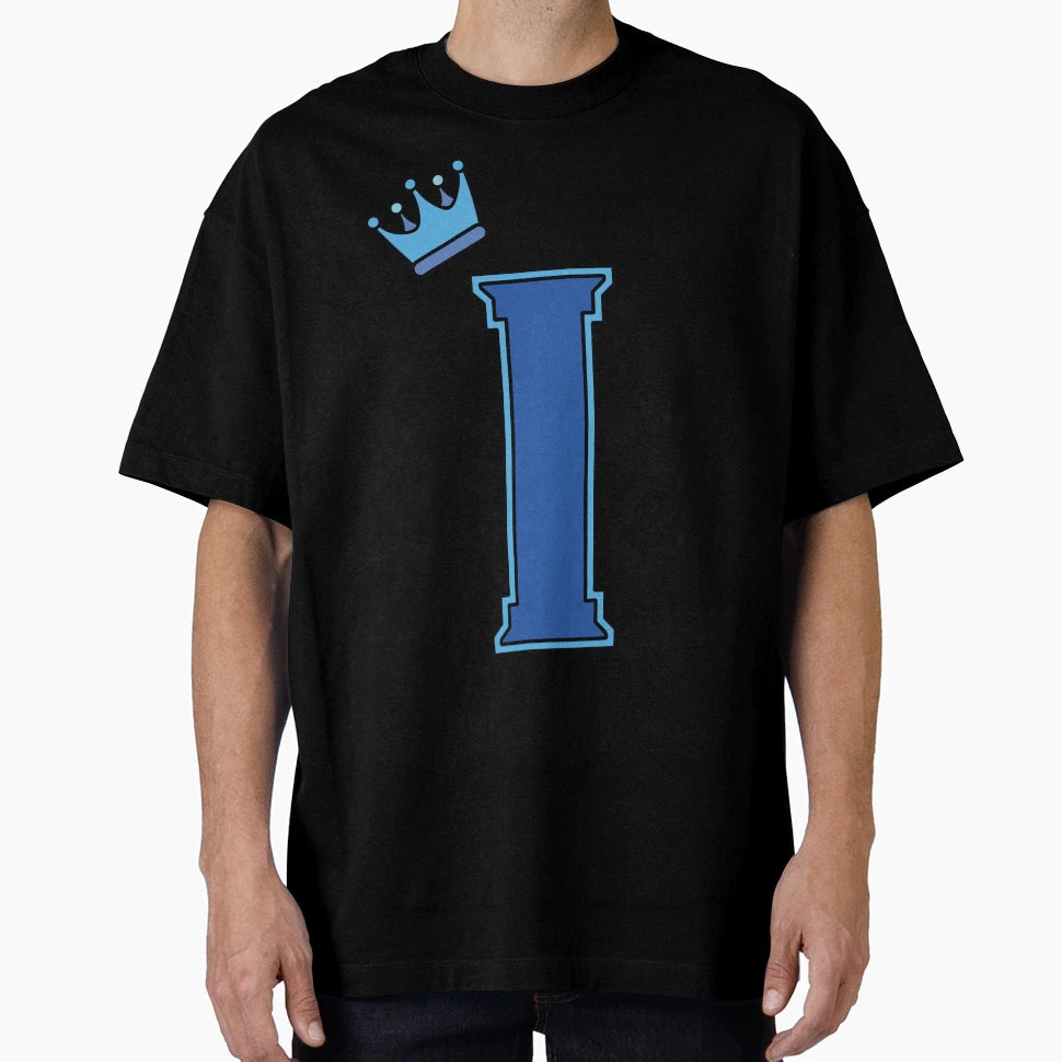 Blue Letter I T-Shirt - Fun Novelty Design Unisex - T-Shirt, Sweatshirt, Hoodie