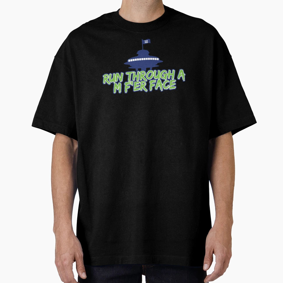 Run Through Mrers Face T-Shirt - Casual Everyday Wear Unisex - T-Shirt, Sweatshirt, Hoodie