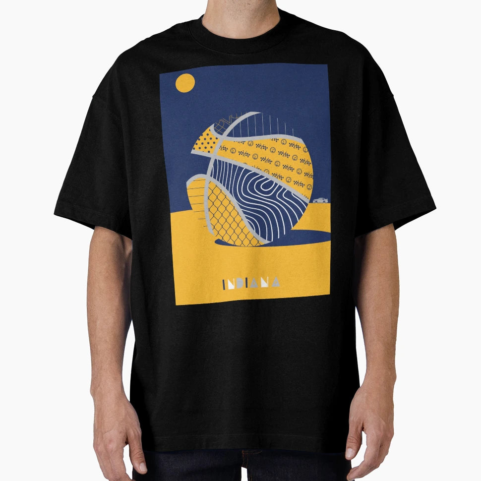 Indiana Nba Fan Art T-Shirt - Fun Novelty Design Unisex - T-Shirt, Sweatshirt, Hoodie
