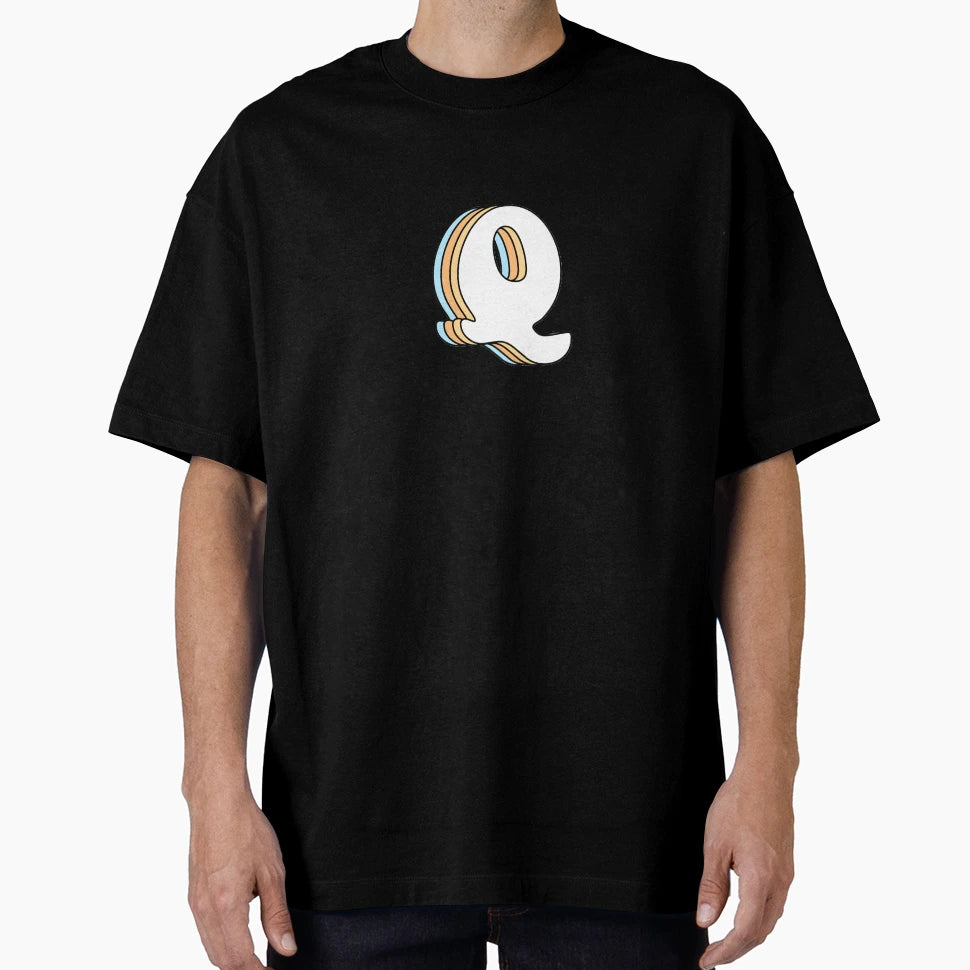 Letter Q T-Shirt - Trendy Graphic Unisex - T-Shirt, Sweatshirt, Hoodie