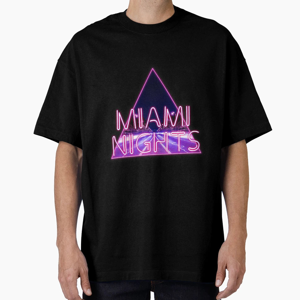 Miami Nights T-Shirt - Unique Graphic Men Women - T-Shirt, Sweatshirt, Hoodie