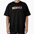 Denver Sunrise Block Colorado Love T-Shirt - Novelty Apparel for Adults - T-Shirt, Sweatshirt, Hoodie