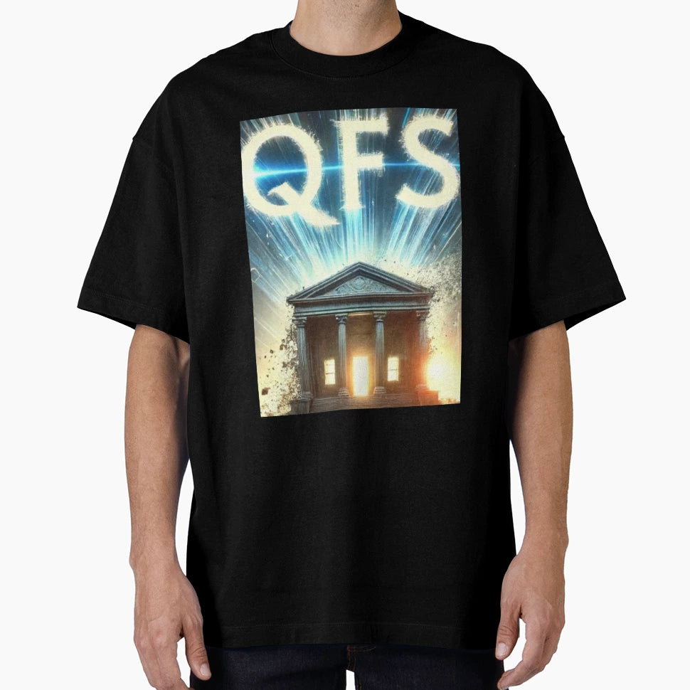 Qfs Quantum Financial System Digital T-Shirt - Unique Graphic Men Women - T-Shirt, Sweatshirt, Hoodie