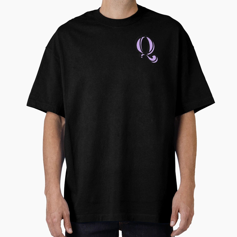 Q Initial Letter T-Shirt - Unique Graphic Men Women - T-Shirt, Sweatshirt, Hoodie