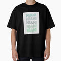 Green Miami Pattern T-Shirt - Unique Graphic Men Women - T-Shirt, Sweatshirt, Hoodie