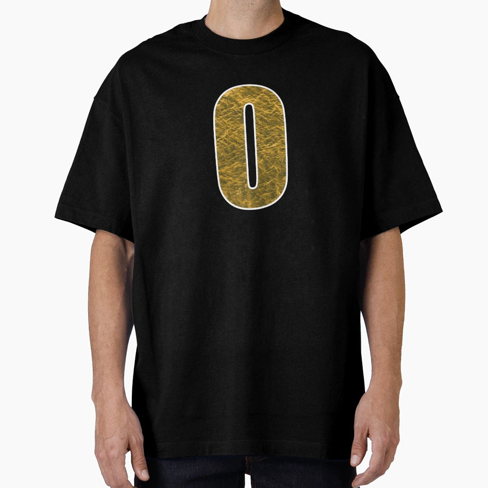 Letter O Yellow And Gold Water T-Shirt - Casual Everyday Wear for Adults - T-Shirt, Sweatshirt, Hoodie